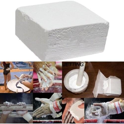 Gymnastic Chalk Block for Sports Gym Weight Lifting White Magnesium Carbonate Horizontal Parallel Bars Gymnastic Rings Training