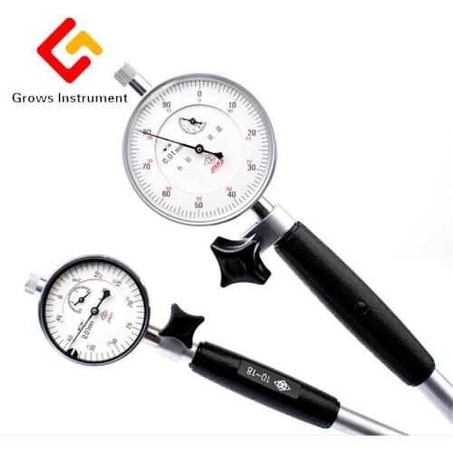 GROWS INSTRUMENT 0.01mm Dial Test Indicator Precision Accuracy Dial Inner Diameter Cylinder Table 10-18mm--0-3mm Bore Indicate