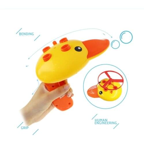 2-in-1 Summer Beach Outdoor Aircraft Toy for Kids Interactive Toy Bamboo Dragonfly Bubble Maker for Wedding Celebration 69HE
