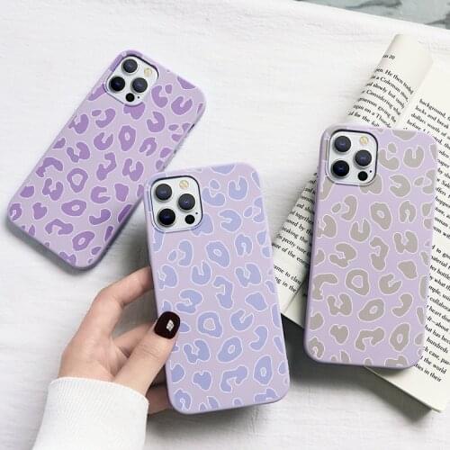 For iPhone 12 Pro mini XR X Xs Max 7 8 6 6S Plus SE 2020 5 S Leopard Print Soft TPU Case Cover For iPhone 11 Pro Max Coque Funda