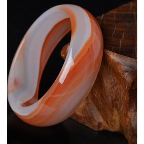 Natural handcarved ocean red agate jade bangle bracelets women bangle jade jewelry jadeite jade bangles jade bracelet