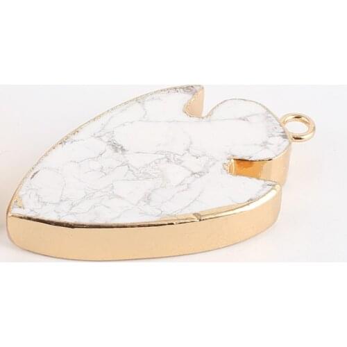 Irregular Nature Stone Pendant DIY Necklace Bracelet Girl Gift