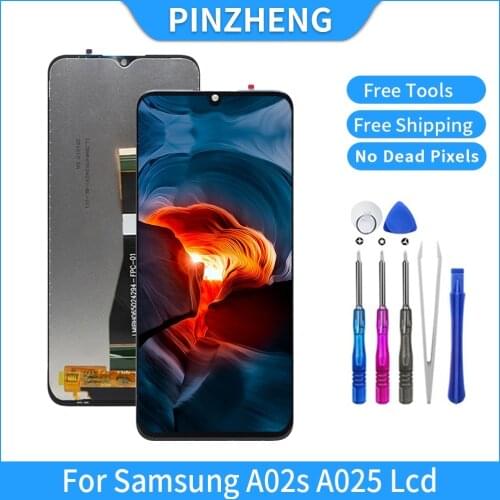 PINZHENG Original LCD For Samsung Galaxy A02s A025M A025F/DS A025G/DS OLED LCD Display Screen Digitizer Assembly Replacement