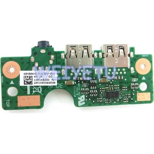 N751JK _IO BOARD REV2.0 Audio usb IO board for ASUS N751 N751J N751JK N751JX N751JV Laptop Motherboard