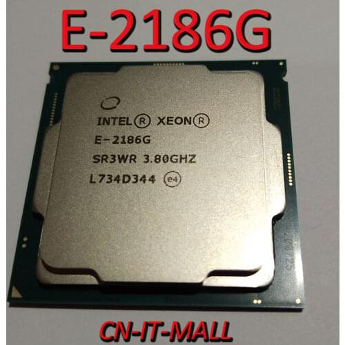 Pulled Xeon E-2186G CPU 3.8GHz 12MB 6 Core 12 Threads LGA1151 Processor