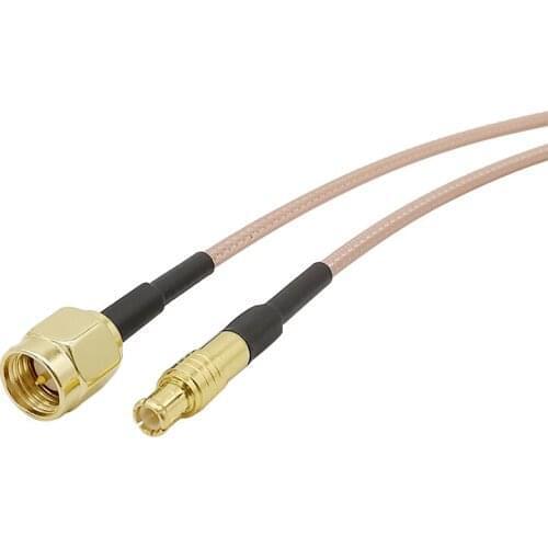 1PCS SMA Male to MCX Male Straight connector RG316 Pigtail Cable 20CM SMA Plug to MCX Plug Antennas Wire Connector