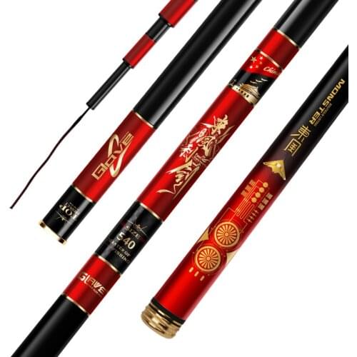 4H 5H 6H Super Hard Hand Pole Carbon 19/28 Tone Carp Fishing Peche Telescopic Wedkarstwo Olta 3.6M-7.2M Taiwan Fishing Rod Pesca