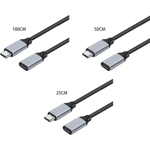 USB C Male to Female Extension Cable USB-C Gen 10Gbps Female to USBC Male Extended Adapter Compatible Extender Cord