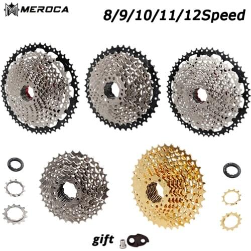 MEROCA New MTB Road Bike 8S 9S 10S 11S 12 Speed Bicycle Freewheel 32 36 40 42 46 50 52T Mountain Road Bike Cassette Flywheel