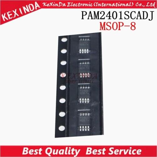 10pcs/lot PAM2401SCADJ PAM2401 P2401 MSOP-8 new and original
