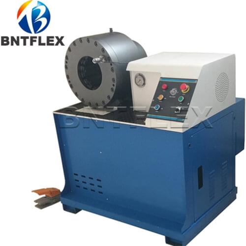 Digital computer control 4 inch hydraulic high pressure hose crimping machine with 18 sets of dies