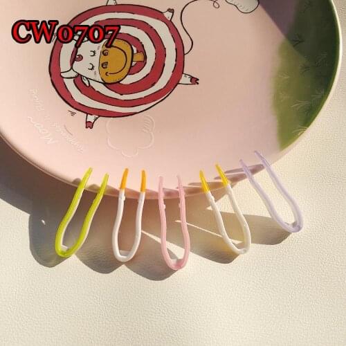 5/10pcs Make up Silicone Tweezers Color Plastic Soft Contact Lens Tweezers Cosmetic Tool 42mm CW0707