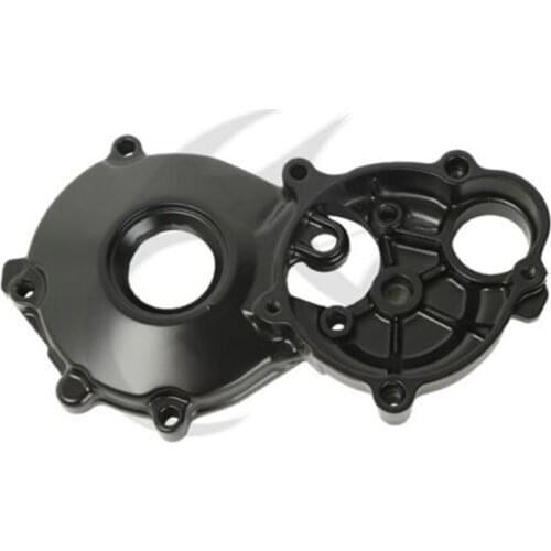 Motorcycle Black Starter Engine Cover Crankcase For Suzuki GSX-R 600 1996-2005 GSXR 750 2001-2005 GSXR1000 RH 2001-2008