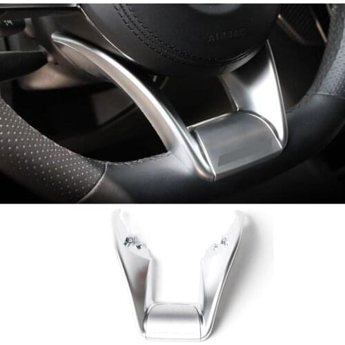 For AMG Look Cover Trim For Mercedes Benz C GLC E Class W213 W205 2015 2016 2017 2018 Shape Steering Wheel Replacement Part