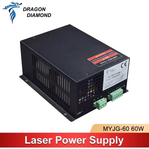 Dragon Diamond 60W Co2 Laser Power Supply For Co2 Laser Engraving and Cutting Machine MYJG Series