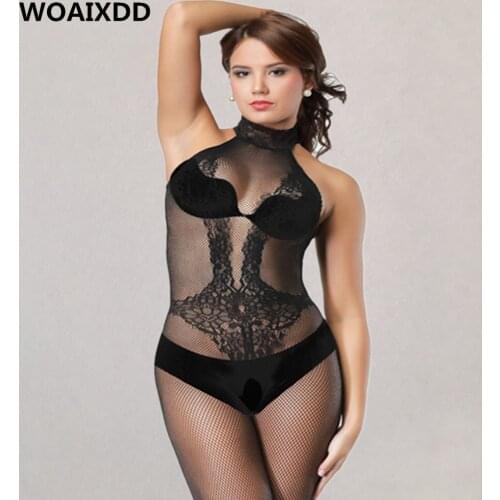 Erotic Bodystockings Sexy toy Female Underwear intimates Pajamas Sex products Open Crotch Women Teddies Sexy Lingerie crotchless