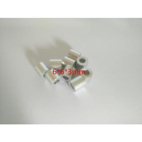 Funssor 9pcs 6x6x3mm aluminum spacer for Prusa MK3 heated bed 6x6x3 spacer