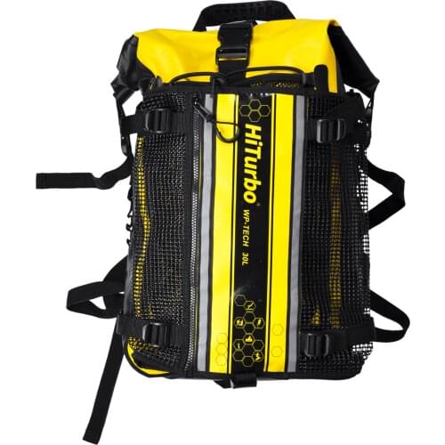 Hiturbo 30L Waterproof Snorkeling backpack double shoulders Outdoor rafting storage bag Drifting Dry Wet Swim Fins Bag