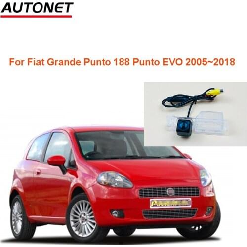 Autonet CVBS Rearview camera For Fiat Grande Punto 188 Punto EVO 2005~2018 AHD Night view rear/license plate camera