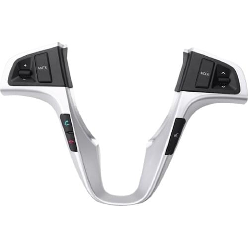 Car Steering Wheel Audio Volume Control Button Switch Blue Backlight for Hyundai Verna Solaris