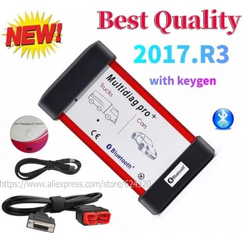 Multidiag Pro + 2017.R3 with Keygen Scanner OBD2 Car Truck Diagnostic VD DS150E CDP For car Truck Code Reader Tool