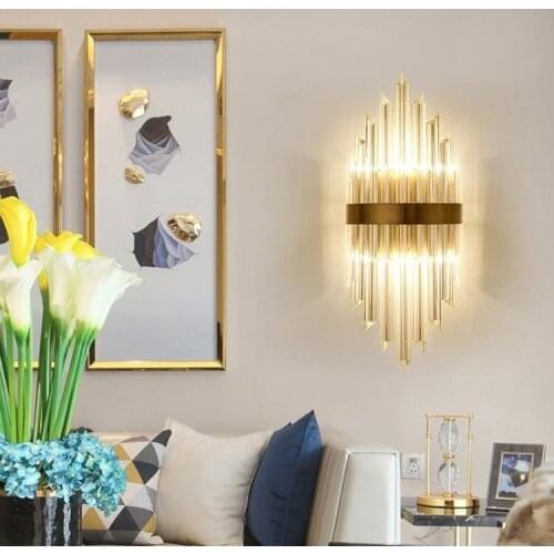 Nordice abajur crystal wall lamp crystal wall lights led glass ball aisle dining room bedroom luminaria de parede wall lamp