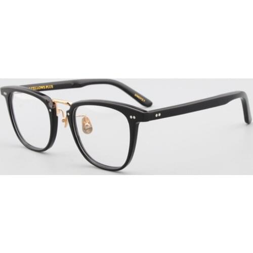 Retro Handmade Acetate Glasses Unisex Full Rim Optical Eyewear Anti-Blue Light Prescription Myopia Readers Eyeglasses Women Men