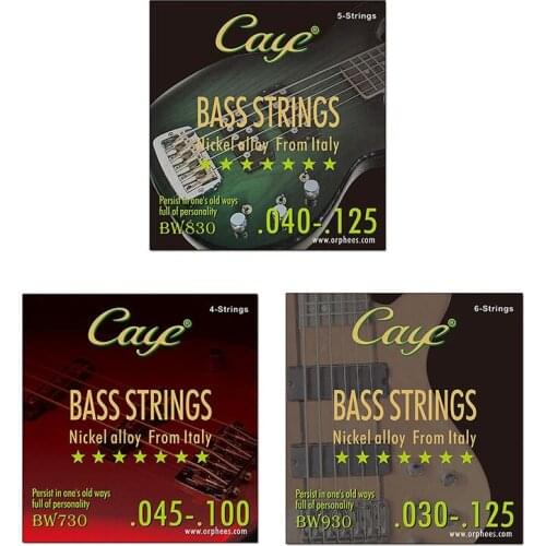 Hot AD-CAYE BW Series Bass Strings Hexagonal Steel Core Wire Bass Strings Stringed Instrument Replacement Accessorie