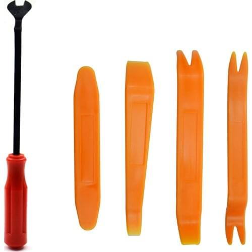 Portable Auto Interior Tool Radio Panel Door Clip Car Removal Tool Panel Trim Dash Audio Removal Installer Pry Kit Repair Tool