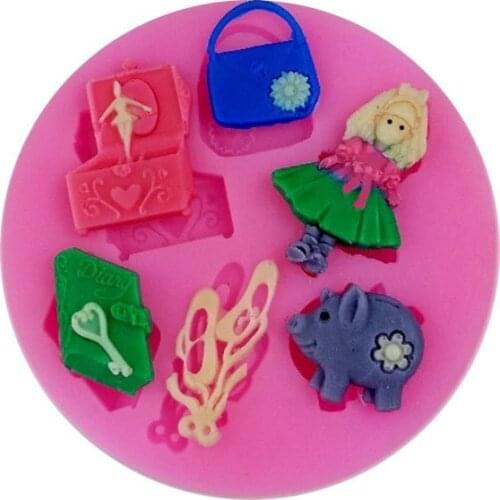 Silicone Cake Fondant Decorating Tools Fondant And Gum Paste Silicone Molds And Impression Mats Gift