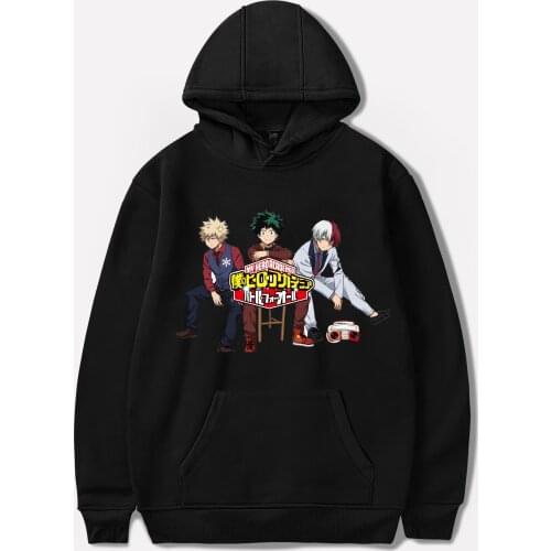 Anime My hero academia Hoodie Fashion Men/Women Sweatshirts Cute Y2K Girl Himiko Toga Hoodies New Kawaii Boys/girls Pullovers