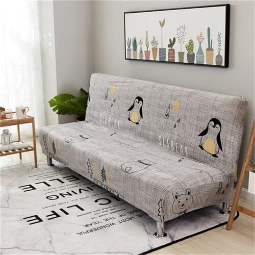 Universal Sofa Cover Without Armrest All-Inclusive Couch Cover Foldable Stretch Slipcover Big Elasticity Funiture Sofa Bed Cover