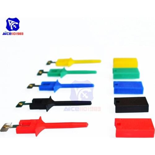 5PCS Hooks Test Clips 5 Colors for Logic Analyzers Logic Test Clip