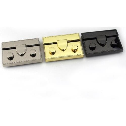 1pcs Metal Bag Turn Lock Mortise lock Clasp for Leather Craft Women Bag Handbag Shoulder Bag Purse Hardware Accessory