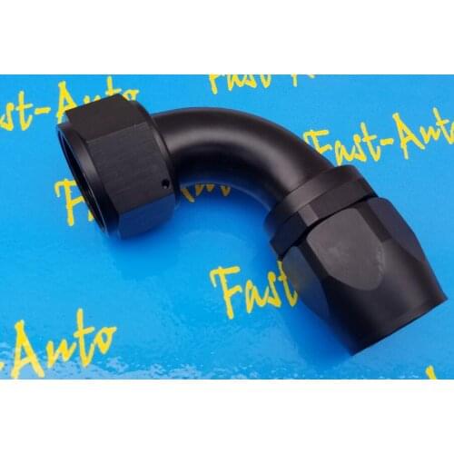 16an an 16 an16 90 degree 90degree Swivel Hose line End fitting for 4b11t ej25 all aluminum radiator