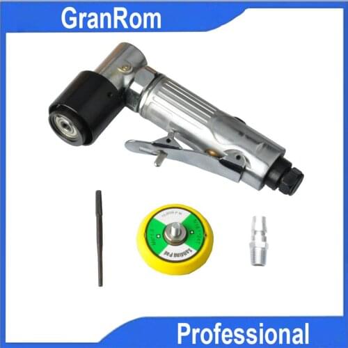 2" Eccentric Sander Pneumatic Sanding Machine 1/4" Pneumatic Angle Grinder Air Polisher for Auto Repair Woodworking