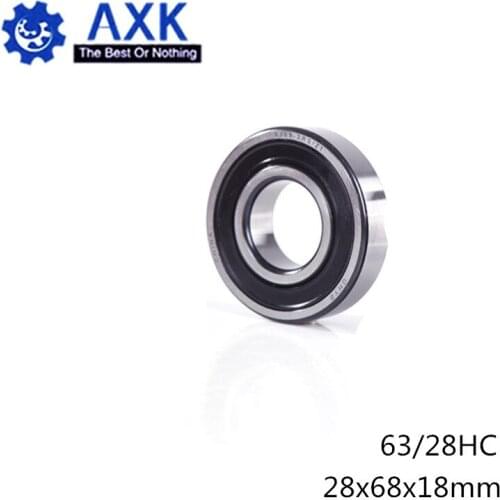 63/28 Hybrid Ceramic Bearing 28*68*18 mm ( 1PC ) Race Bike Front Rear Wheel 63 28 2RS LUU Hybrids Si3N4 Ball Bearings 63/28RS