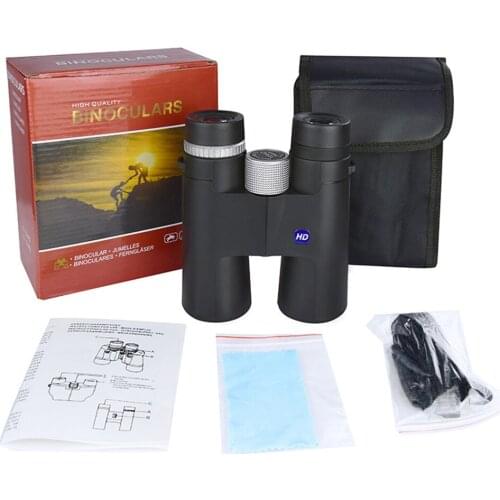 KKmoon 12×42 Binocular Telescope High Definition Roof Prism with Right-Eye Diopter Professional Waterproof Binoculars Telescope