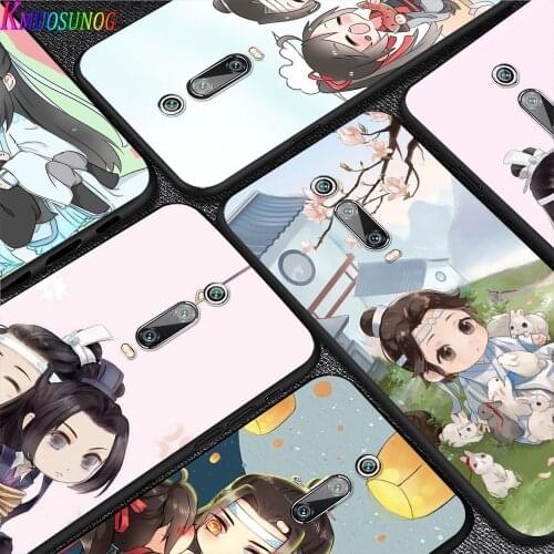 Bright Black Cover Mo Dao Zu Shi Cartoon For Xiaomi Redmi 10X 9C 9A 9 GO K20 8A 8 7A 7 S2 6A 6 5 4X Pro 5G Phone Case