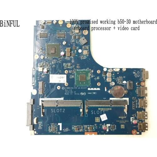 BiNFUL NEW ITEM ,FRU 5B20G46129 ZIWB0/B1/E0 LA-B101P FOR LENOVO B50-30 MAINBOARD, PENTIUM N3530 + VIDEO CARD