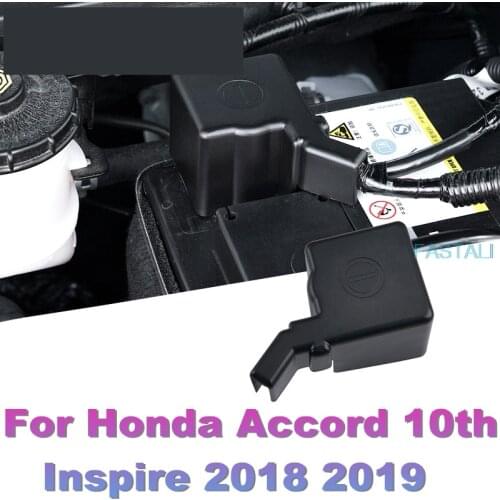 For Honda Accord 10th Inspire 2018 2019 car battery negative protection cover insulated dust protection cover Car accessories