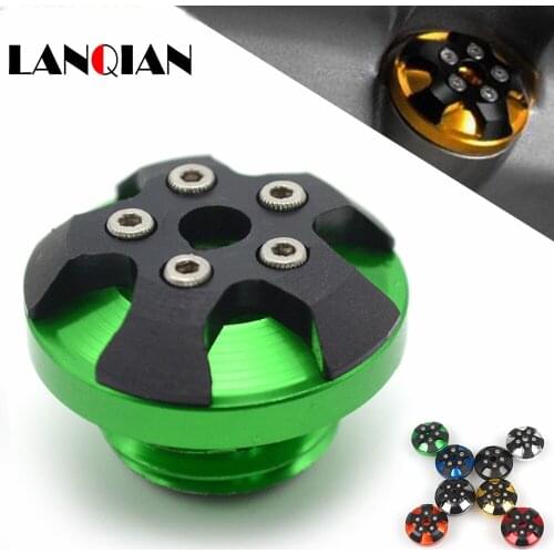 For Kawasaki Ninja ZX6 ZX6R ZX7R ZX9R ZX12R ZX14R Zx Motorcycle m20*2.5 magnetic engine oil filler Bike Engine Oil Cap cover
