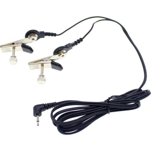 Electro Shock Accessory Nipple Clamps clitoris Clip Electric Shock Nipple Massager Medical Sex Toys For Men And Woman