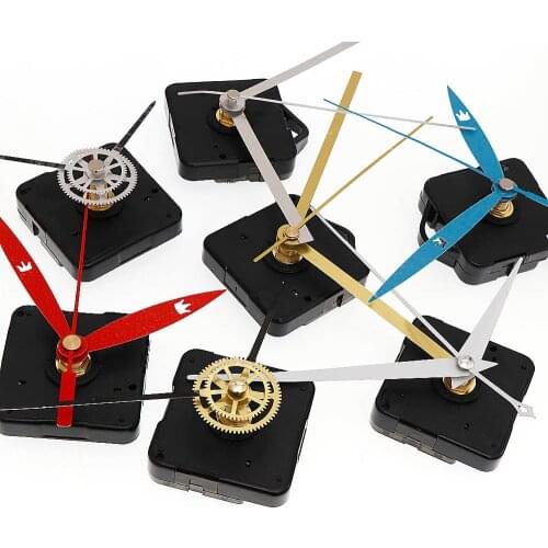 Hot sale 7 kinds of mute big wall clock quartz clock movement mechanism repair tool parts kit set DIY home