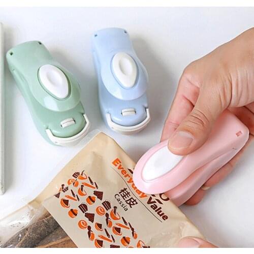 New Sealer Portable Mini Sealing Household Machine Heat Sealer Capper Foodsaver For Plastic Bags Package Mini Gadgets TSLM1