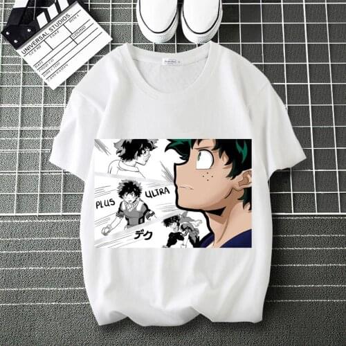 My Hero Academia OCHACO URARAKA LOGO Print personalise T-Shirt O-Neck Short Sleeve Modal Shirt Tee