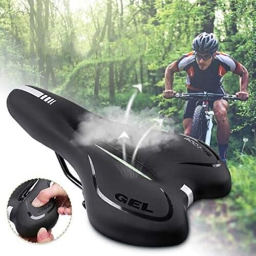 Bicycle Cushion Saddle Comfort Bike Seat Replacement Bicycle Saddle Universal Fit for Exercise Bike and Outdoor Bikes