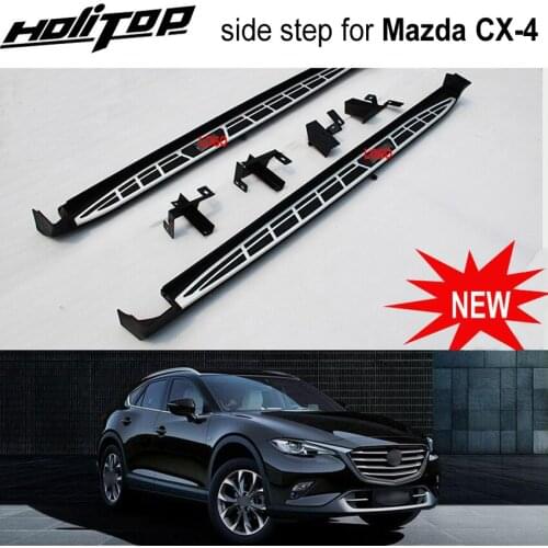Popular side step nerf bar running board side bar for Mazda CX-4,fashion outer shape,very popular in China at present,recommend