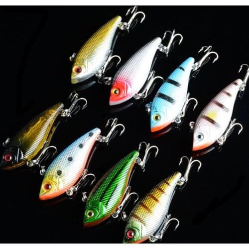 8 color full-flow ladder road bait VIB 5cm road sub-bait hunting fishing gear plastic hard lures 5cm 6g