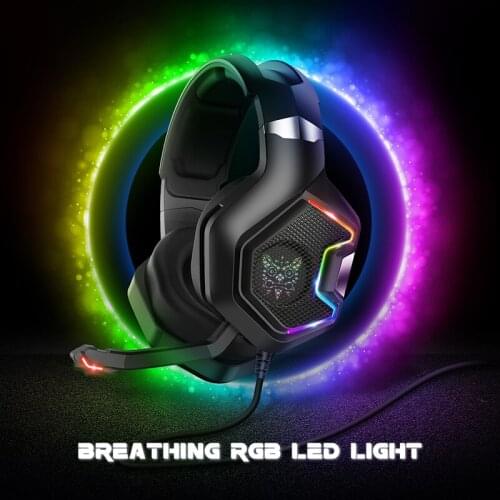 K10Pro Professional Gaming Headset Noise Cancellation For PC/PS4/XBOX Wired Headset With LED Backlight MIC For Gamer